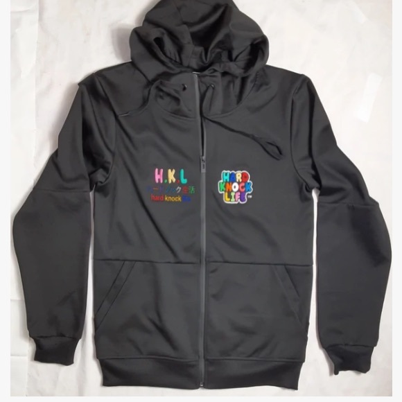 Hard knock life zip up sweater size large - Picture 1 of 2